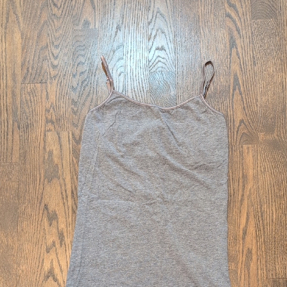 Gray Women's Spaghetti Strap Top